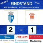Croky Cup - KSV Rumbeke - Weerstand Koersel - KSV Rumbek slaat toe in de slotminuten