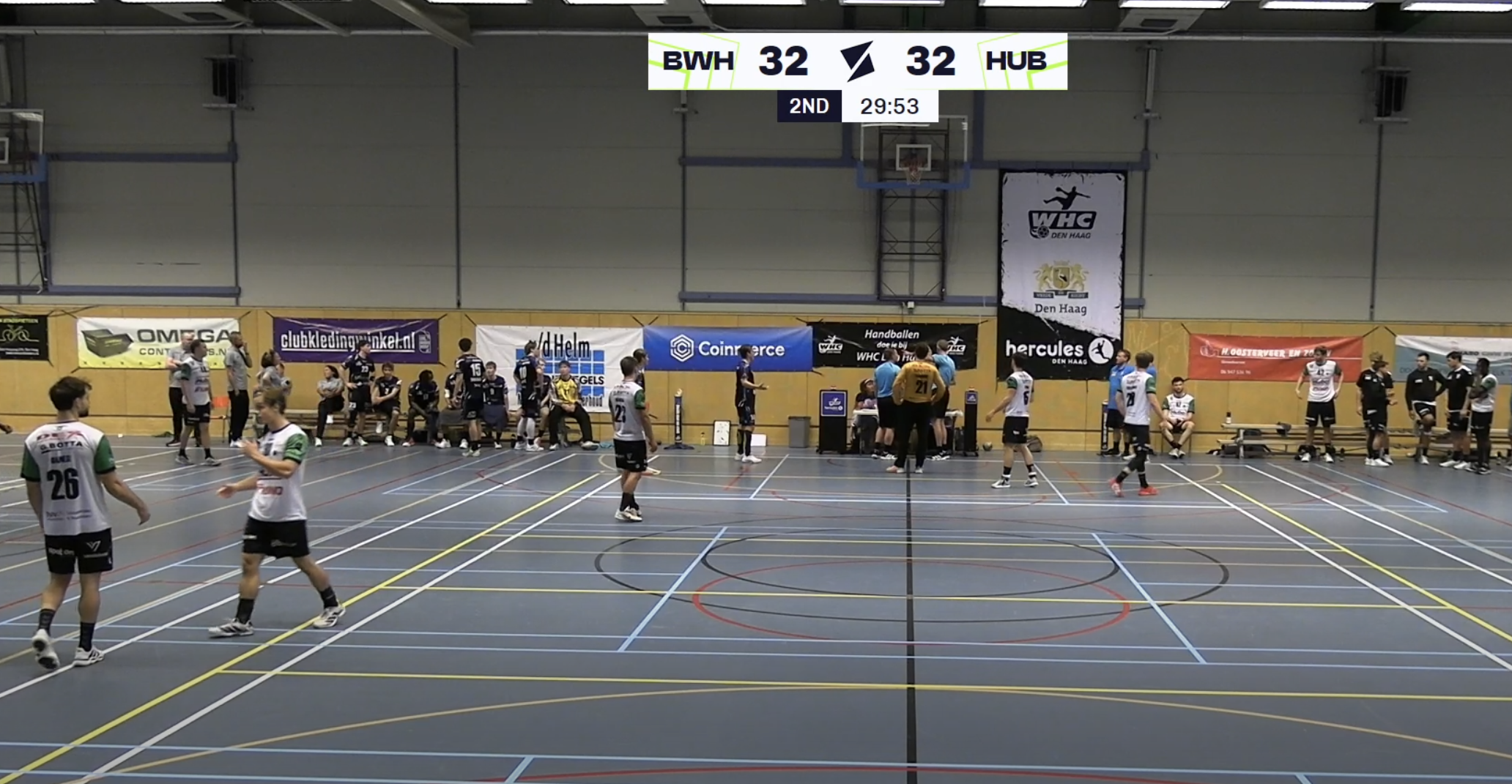 Eerste puntenverlies voor HUBO Handbal ondanks bizar einde - Coinmerce Super Handball League - handbal