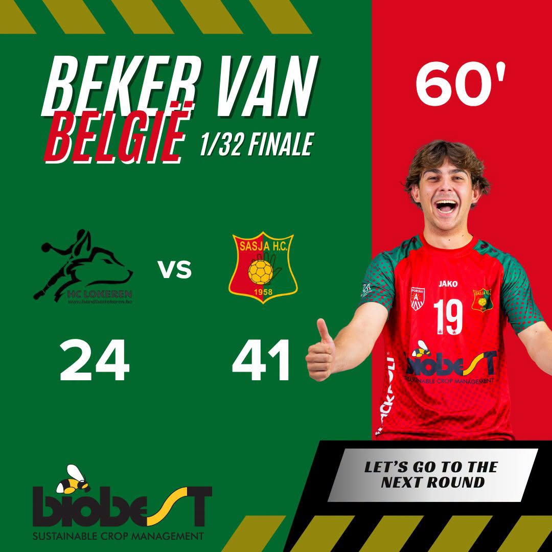 Doelpuntenregen - Biobest Sasja HC - Handbalclub Lokeren - Lotto Handball Cup - handbal