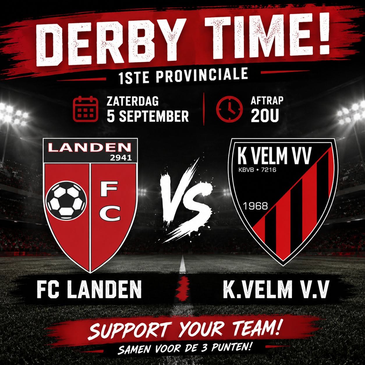 Provinciaal voetbal - 1ste provinciale Limburg - K. Velm VV - FC Landen - Glenn Fets ziet progressie bij K. Velm VV