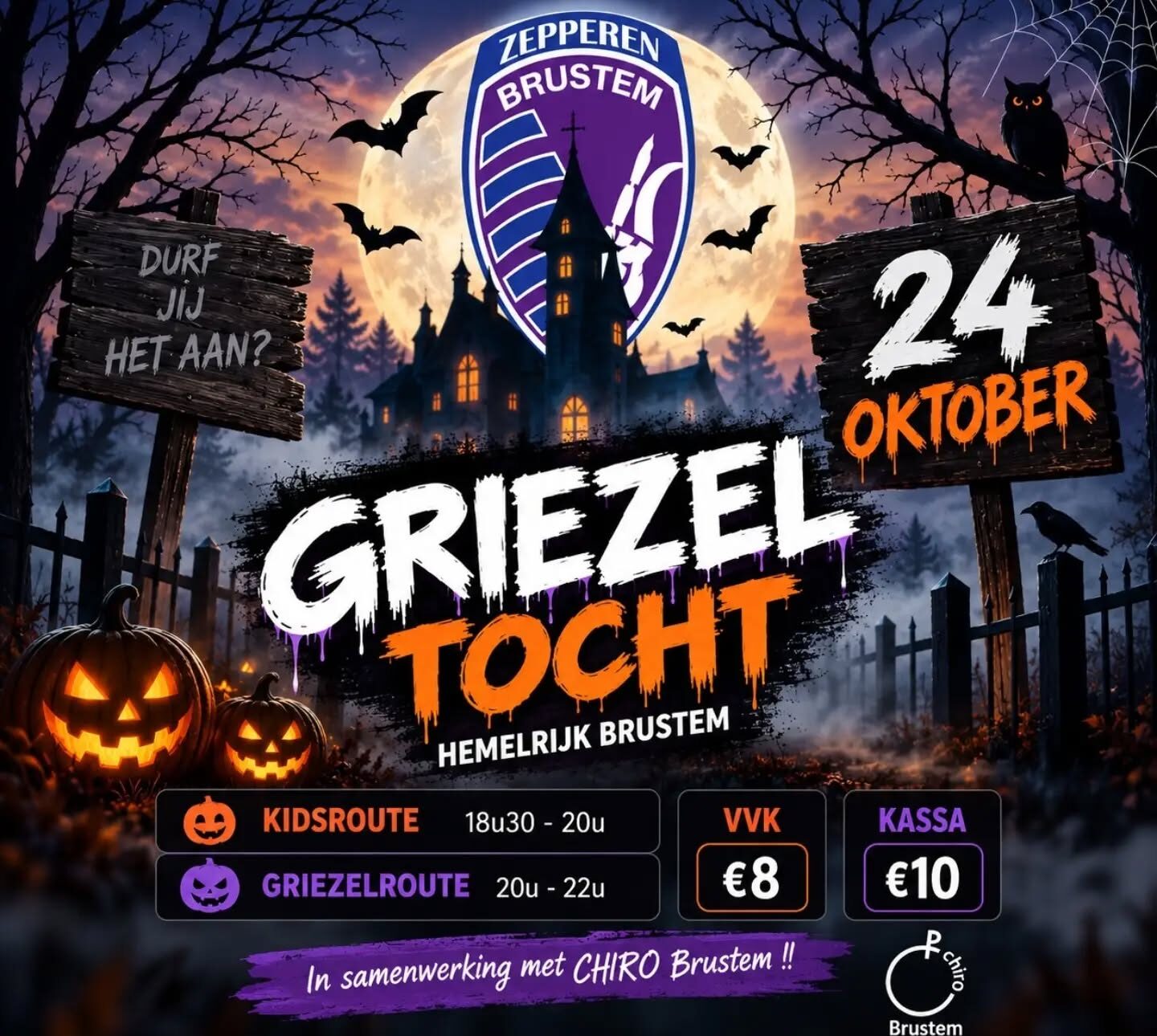 ationaal voetbal - 3de nationale B - KVV Zepperen-Brustem - OHR Huldenberg - Dylan op griezeltocht