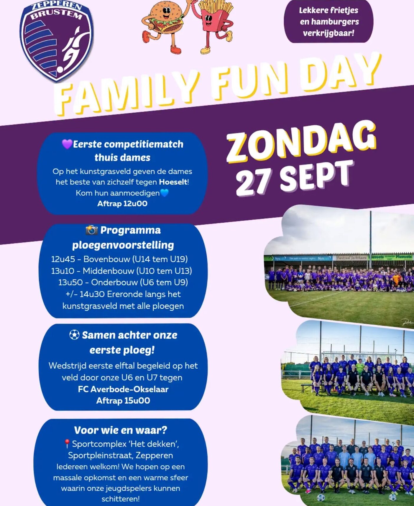 Nationaal voetbal - 3de nationale B - KVV Zepperen-Brustem - FC ATO - Ruime zege topt de Family Fun Day
