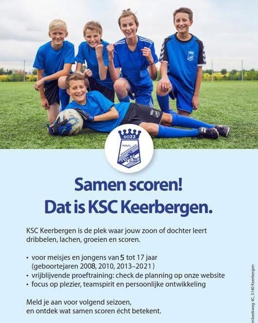 Provinciaal voetbal - 4de provinciale D Vlaams-Brabant - KSC Keerbergen - KSC Keerbergen stelt jeugdwerking centraal