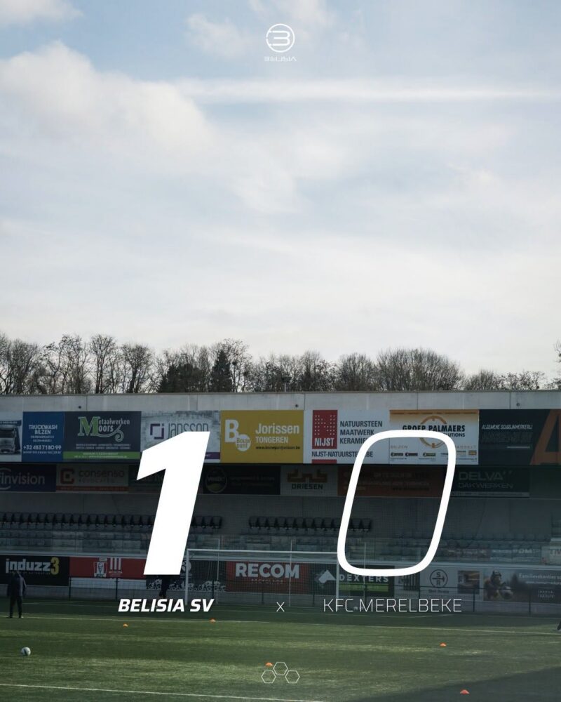 Nationaal voetbal - 1ste nationale - Belisia SV - KFC Merelbeke - Thijs Lambrix houdt de nul