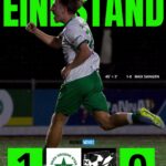 Nederlands voetbal - nationaal - Derde divisie B - RKSV Groene Ster Heerlen - RKSV Groene Ster maat een sprongetje