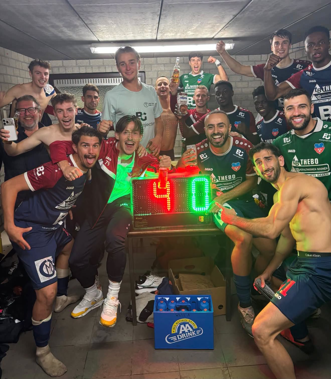 Natinaal voetbal - 3de nationale B - KFC Wezel Sport - KFC Turnhout - Tim Jeunen bekroonde de gala-avond