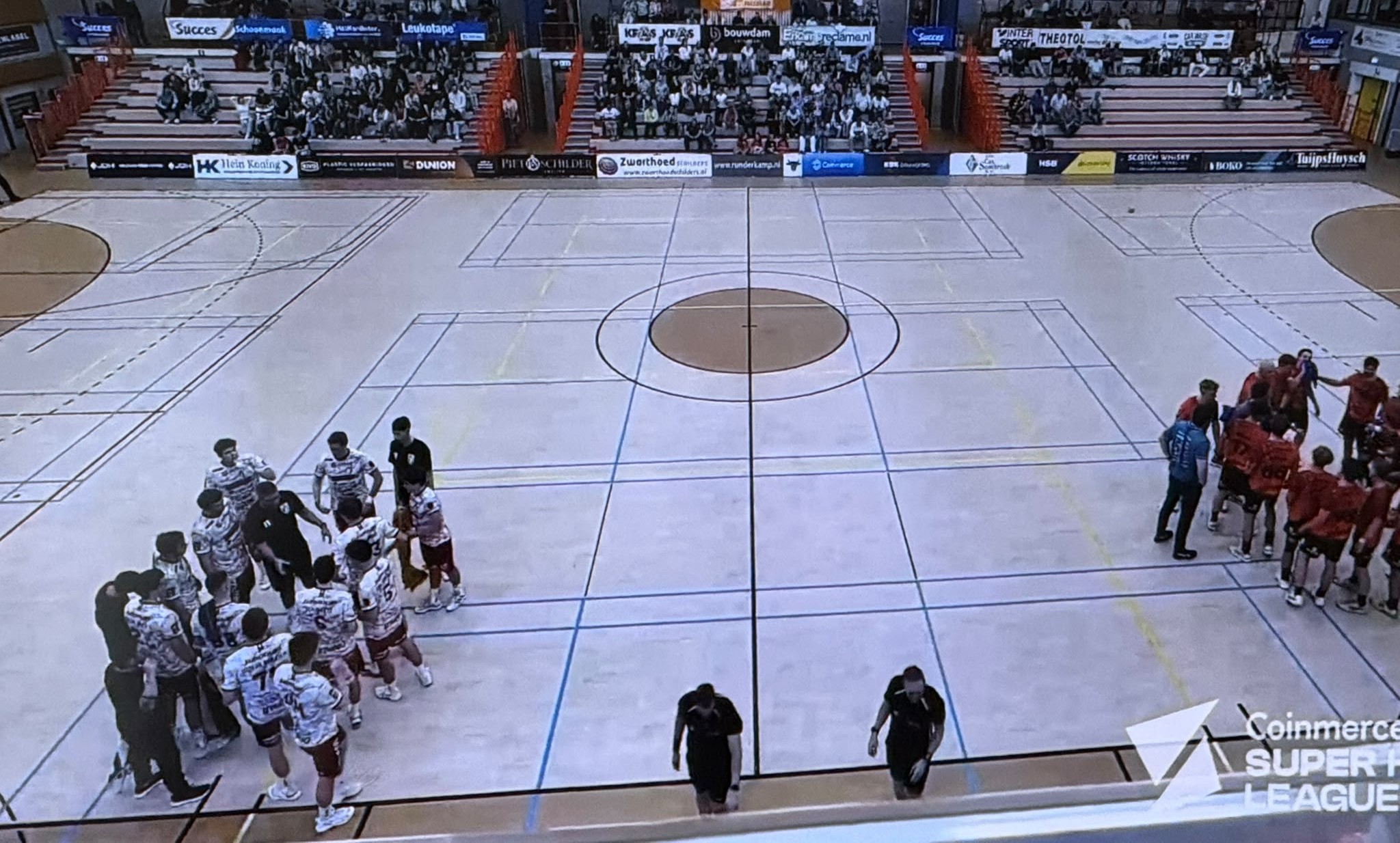 Degrave & co pakken ook volle buit in Volendam - Milan Degrave - Derdaele Sporting Pelt - Coinmerce Super Handball League - handbal
