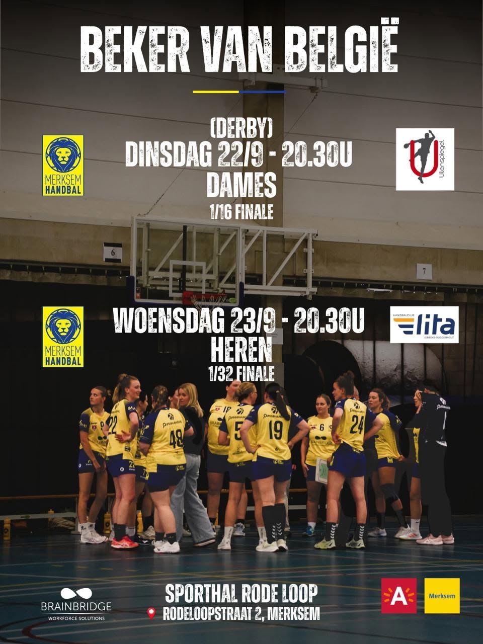 Extra time beslist bekerderby - Olse Merksem Handbal - Uilenspiegel - dameshandbal - handbal - Lotto Handball Cup