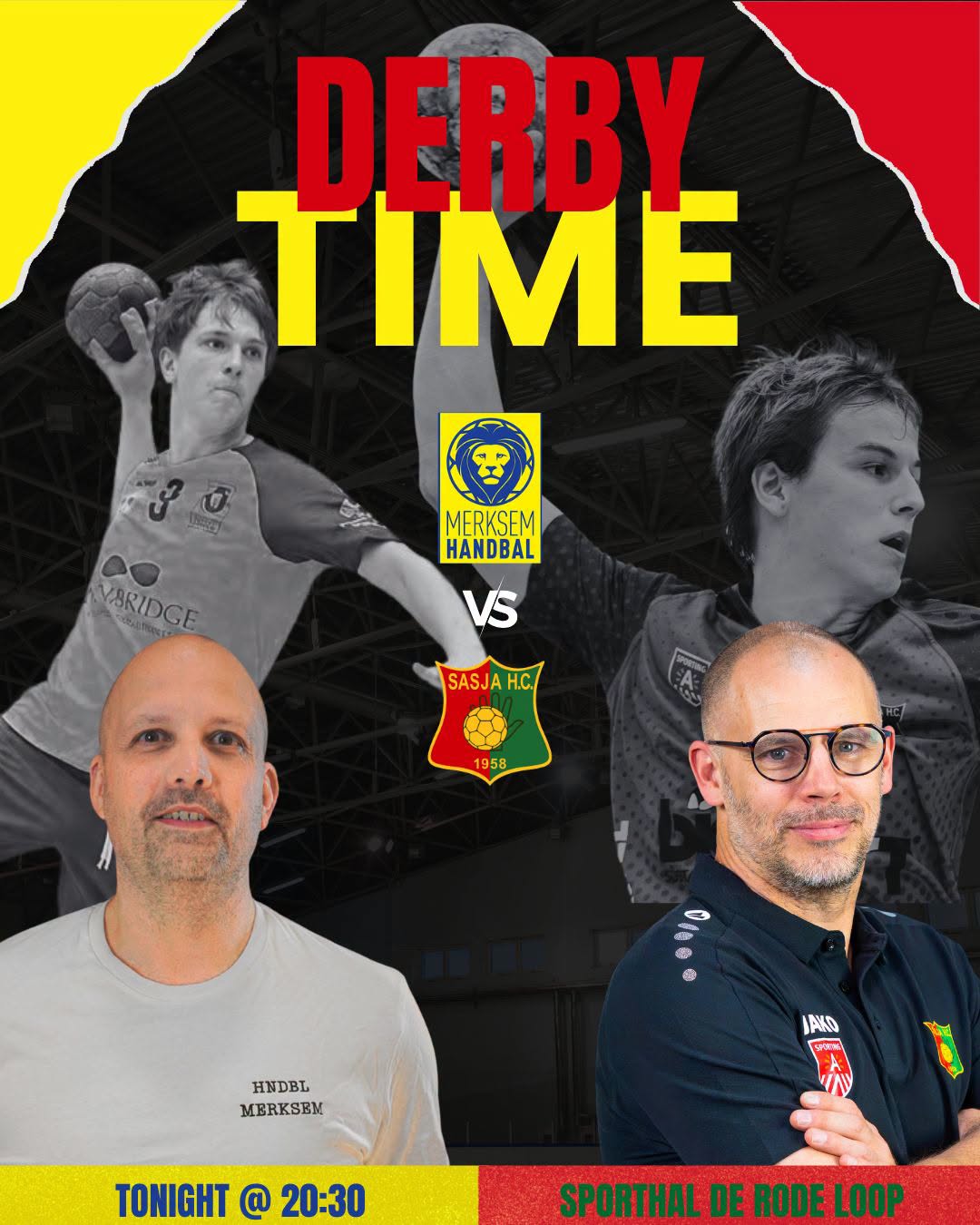 Antwerpse burenkraker - handbal - Biobest Sasja HC - Olse Merksem - Lotto Handball Cup