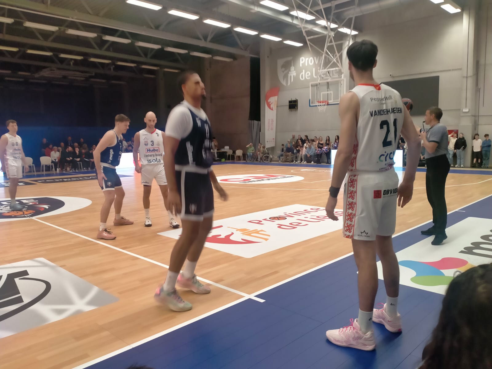 Basketbal - BNXT-League - Hubo Limburg United - Tom Di Maria - Bevestigen tegen Rotterdam City Basketball