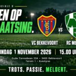Provinciaal voetbal - 3de provinciale D Vlaams-Brabant - RC Meldert - VC Bekkevoort - Uit wil het vooralsnog niet lukken voor RC Meldert